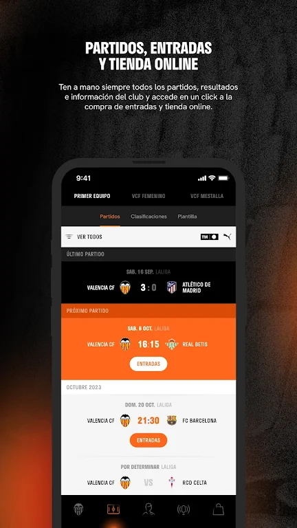 Valencia CF - Official App स्क्रीनशॉट 3