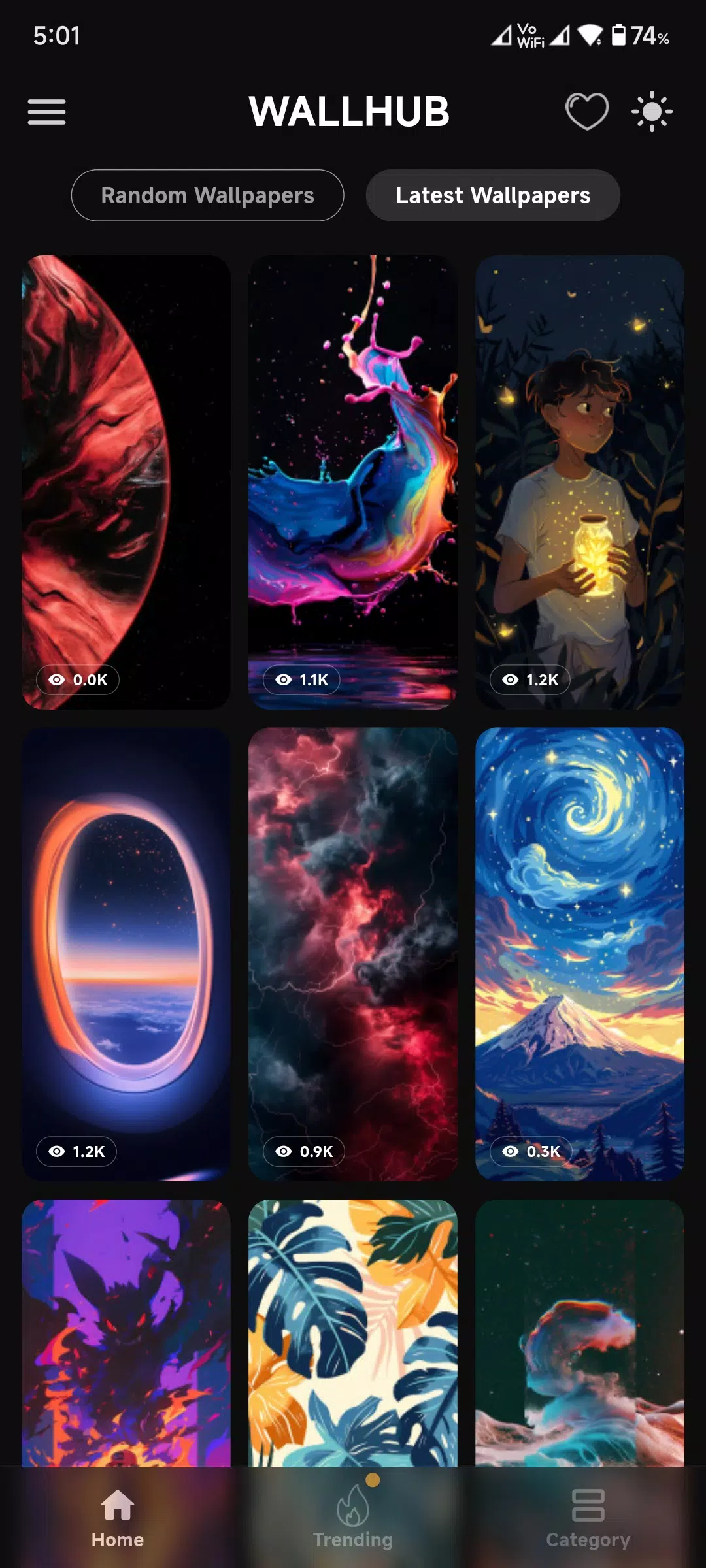 WallHub 스크린샷 2