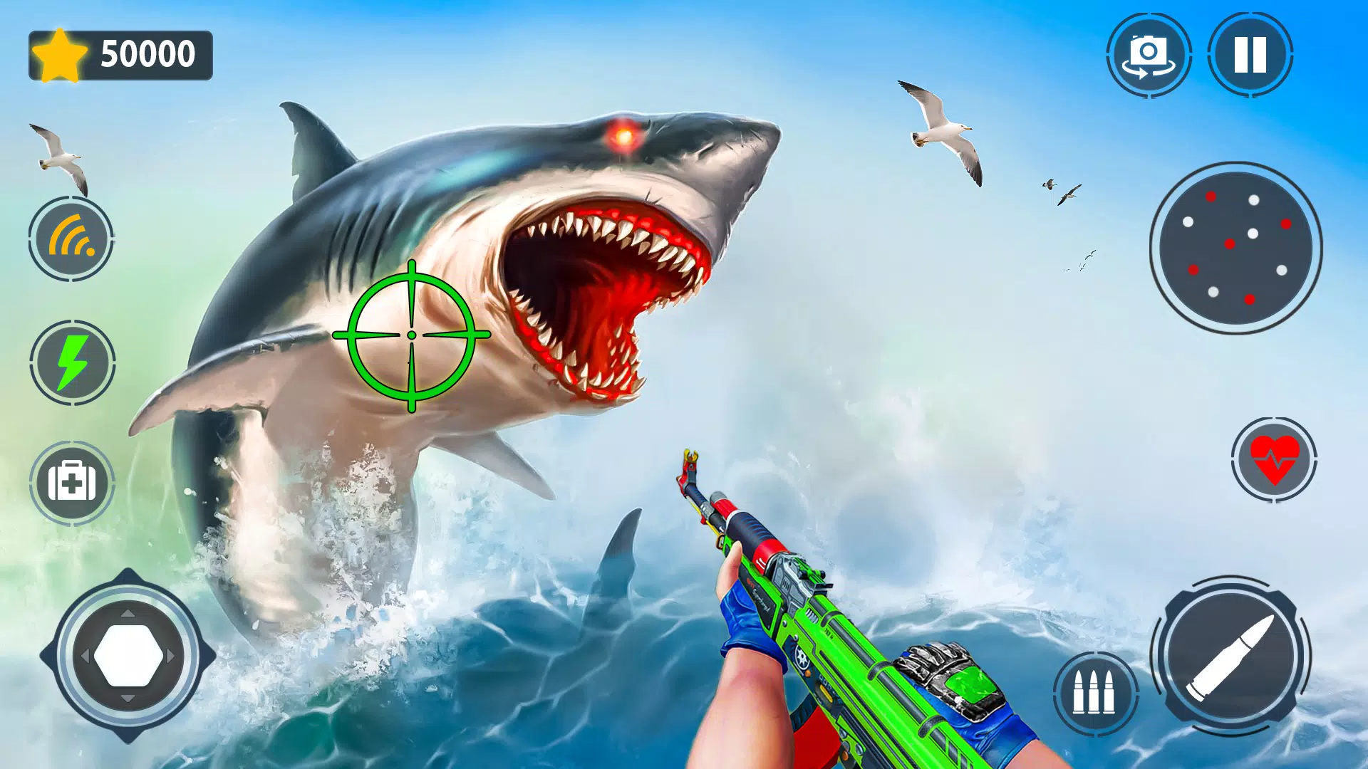 Shark Games & Fish Hunting Screenshot 1