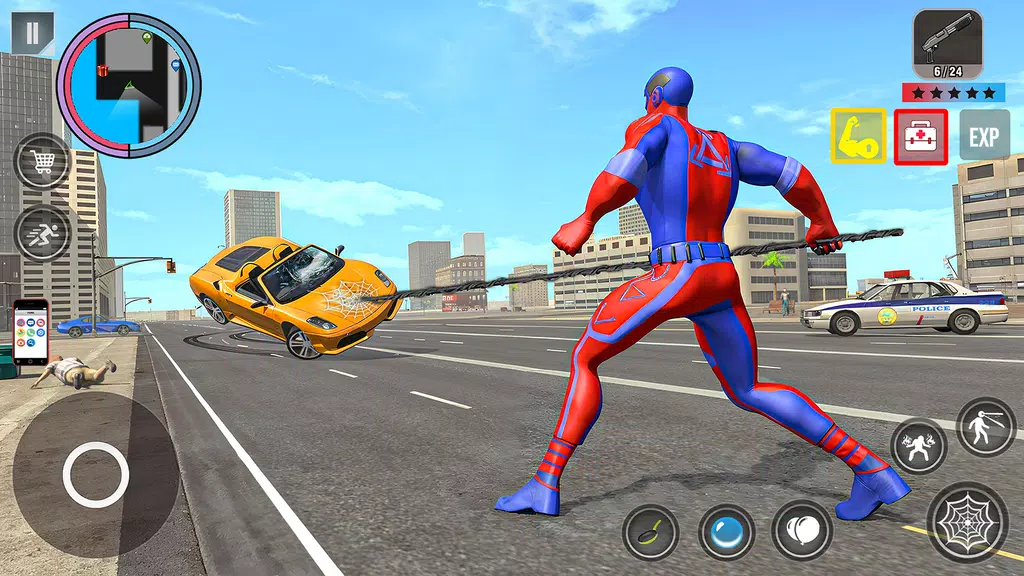 Spider Rope Action Game Captura de pantalla 3