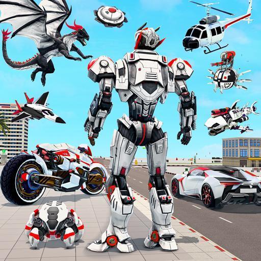 Bee Robot Car Transform Games Screenshot 1