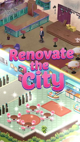 Merge City - Decor Mansion Mod Captura de pantalla 1