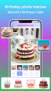 Ai Birthday Photo frames स्क्रीनशॉट 3