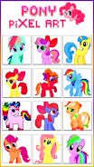 Pony Pixel Art Coloring Book Screenshot 3