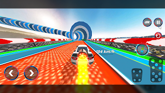 Jet Car Stunt Racing Car Juego Captura de pantalla 3