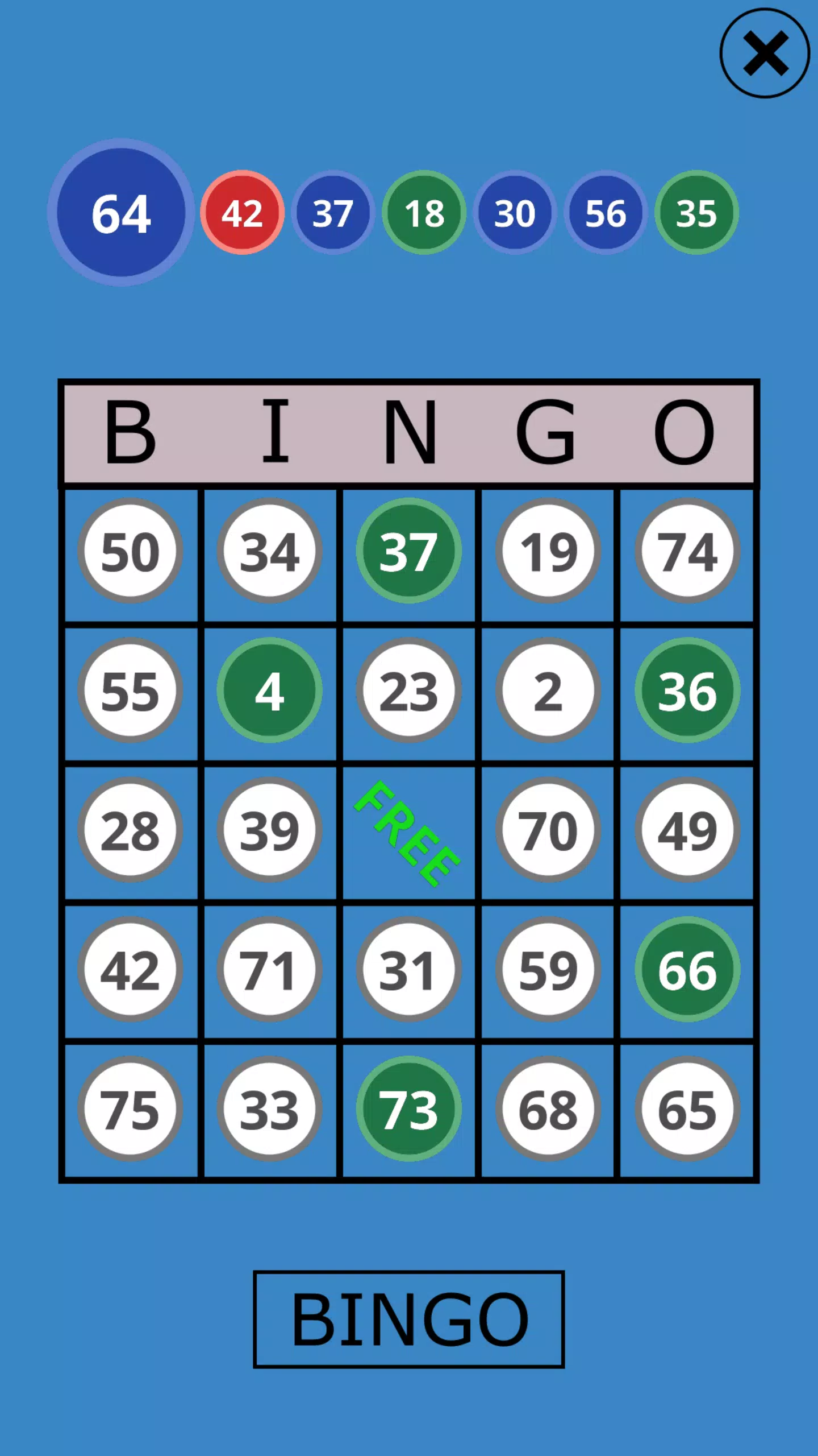 Classic Bingo Touch應用截圖第2張