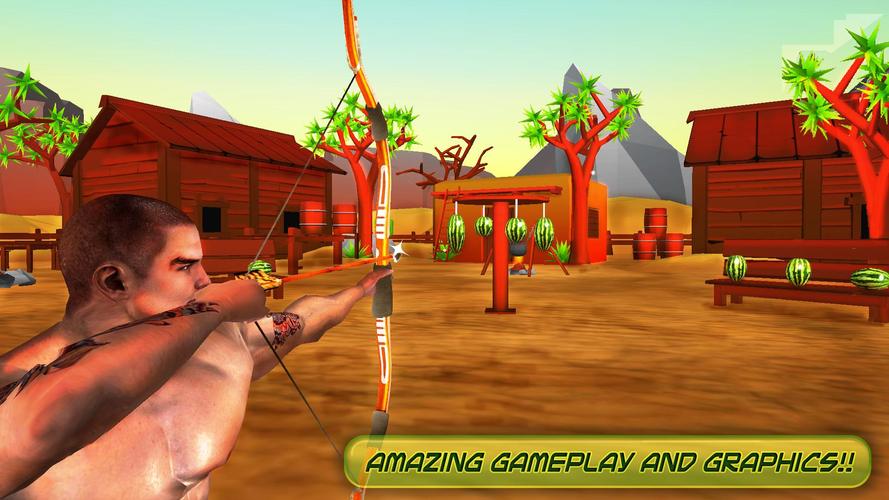 Watermelon Shooting : Archery स्क्रीनशॉट 1