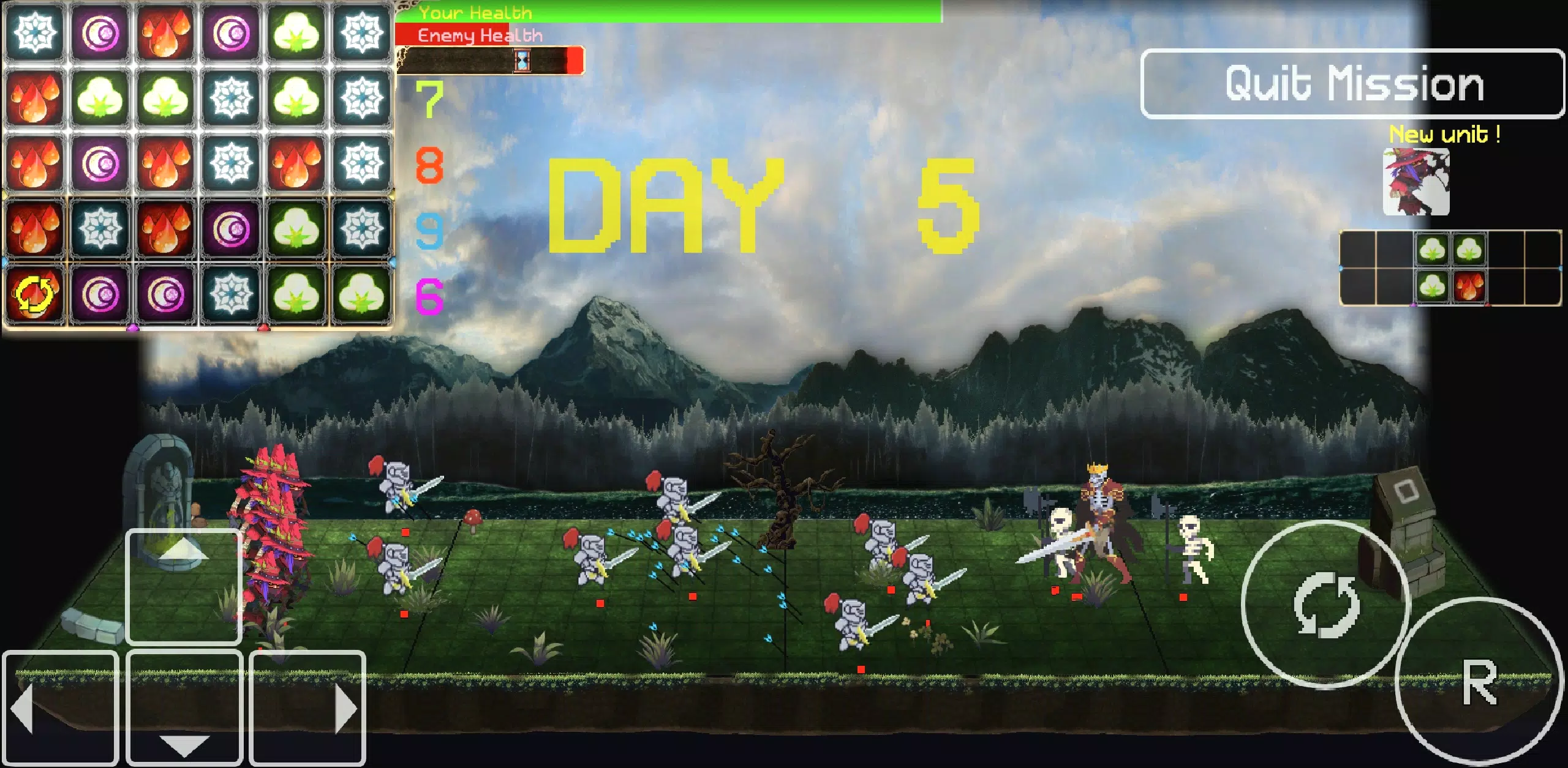 Heroes - Match Puzzle Monsters Captura de tela 1