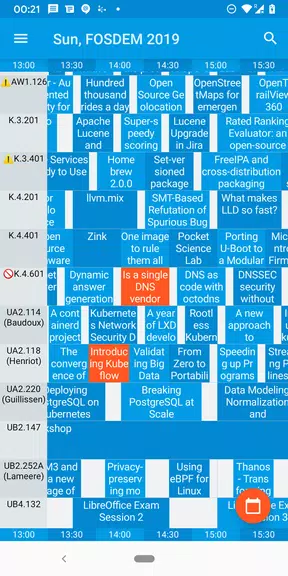 Giggity (schedule viewer) スクリーンショット 1