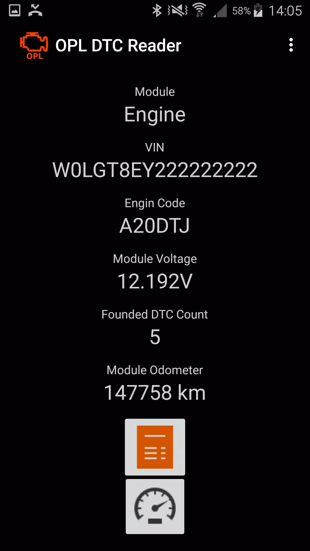 OPL DTC Reader Capture d'écran 3