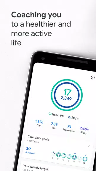 Google Fit: गतिविधि की निगरानी स्क्रीनशॉट 1