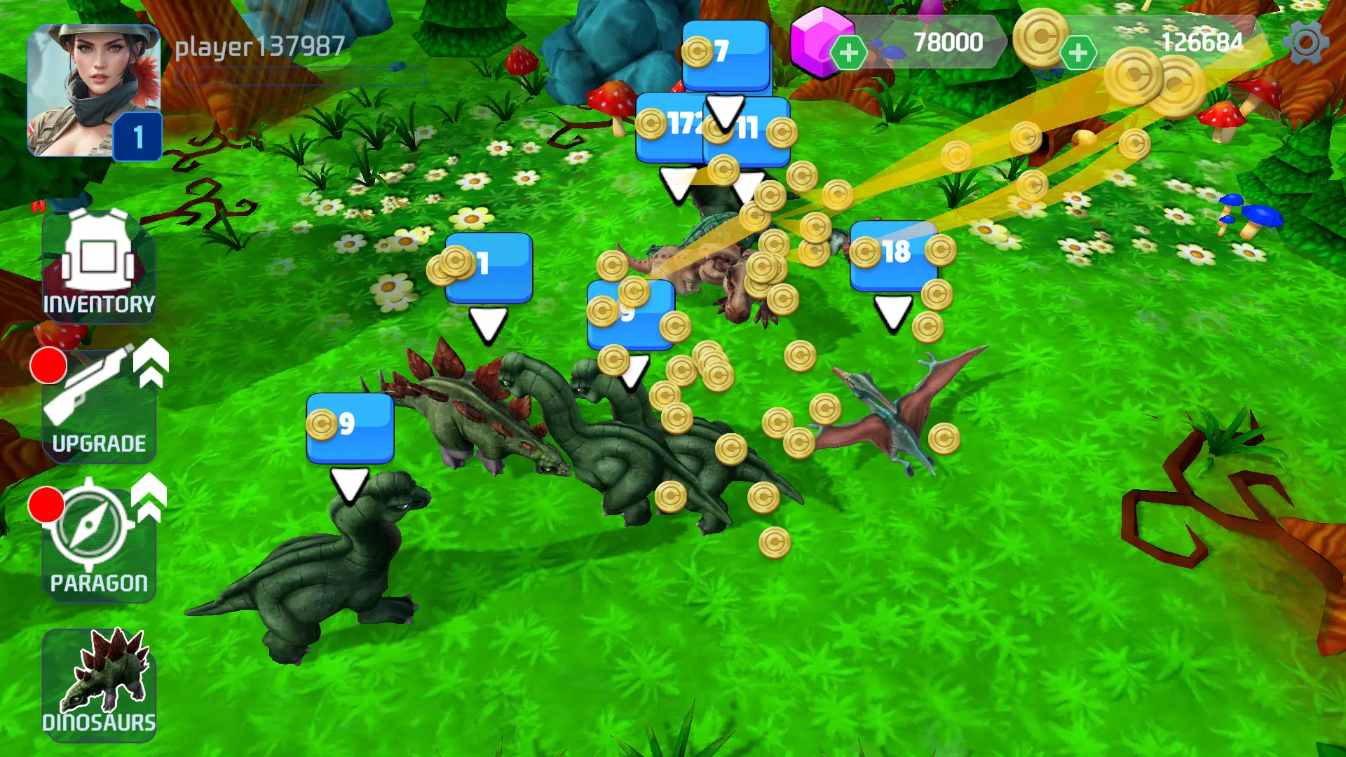 Dinosaur Park: Jurassic Chase Screenshot 1