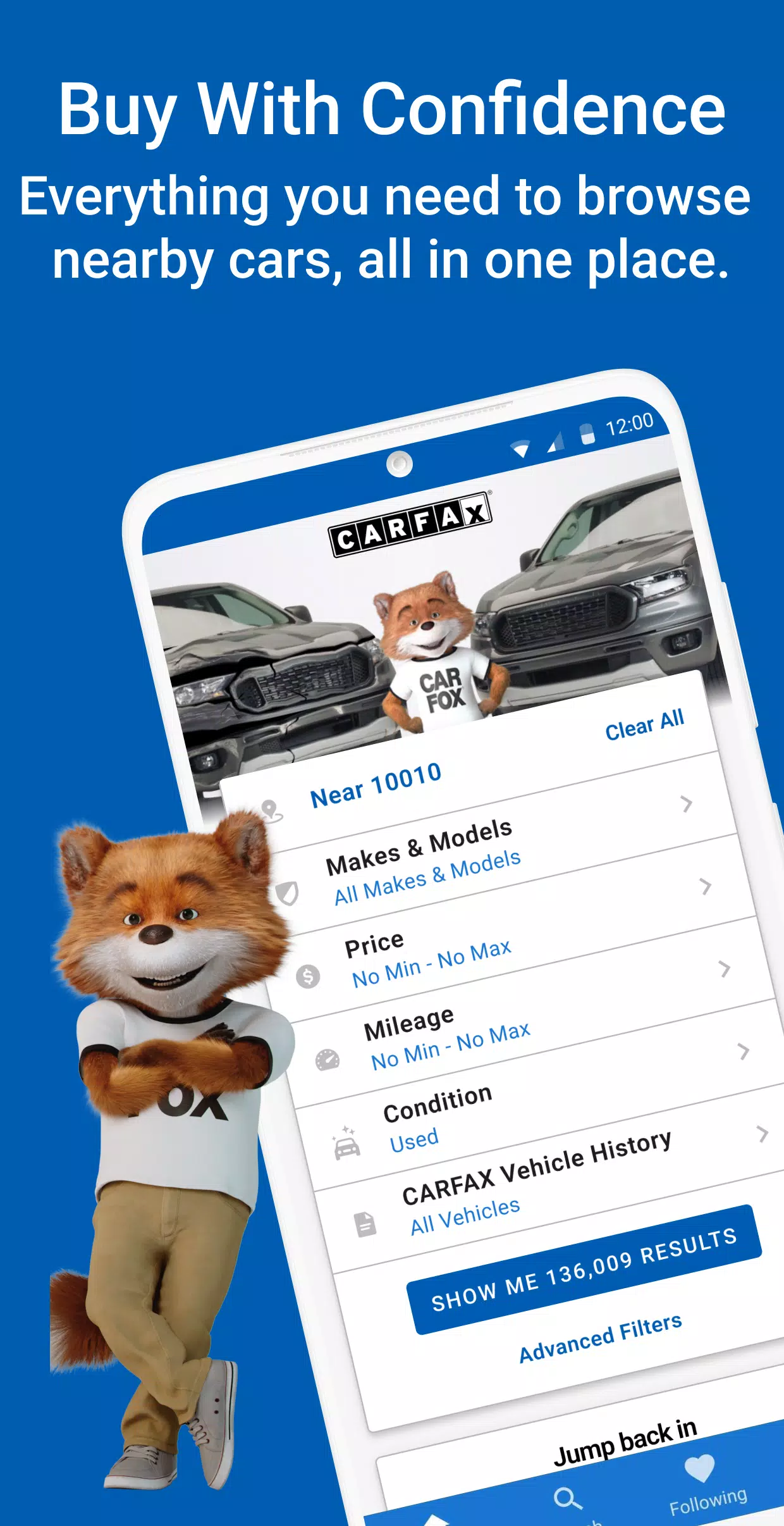 CARFAX Captura de pantalla 1