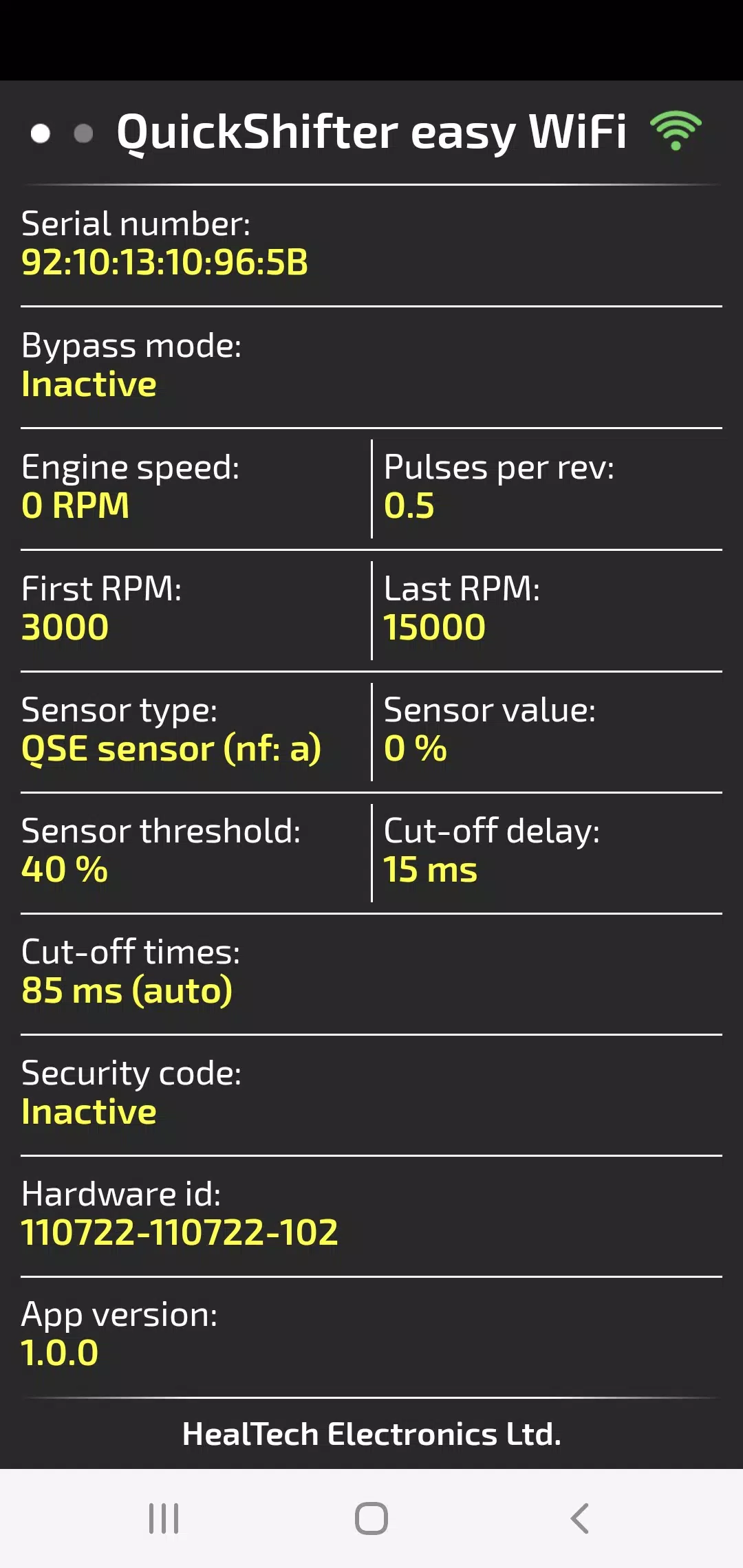 QuickShifter easy (iQSE-W) Capture d'écran 3