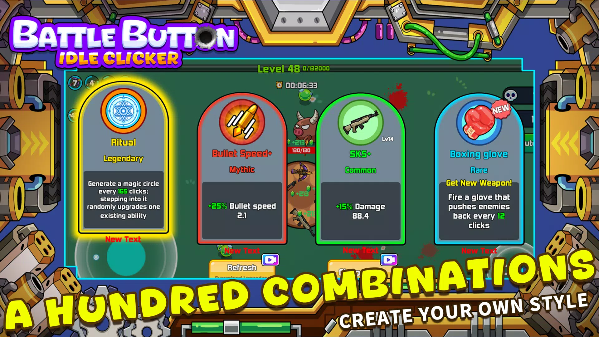 Battle Button - idle clicker Capture d'écran 4