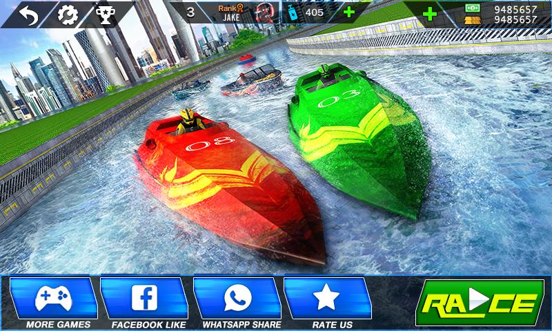 Speed Boat Crash Racing Captura de pantalla 2