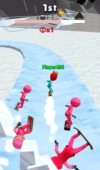 Snow Racing: Winter Aqua Park Captura de pantalla 2