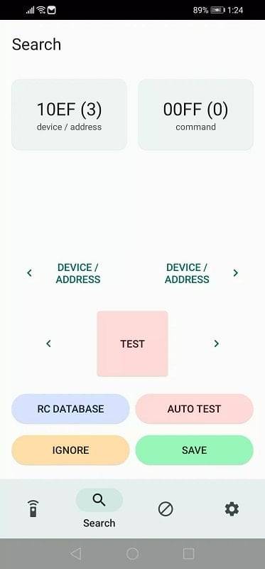 IrCode Finder Universal Remote スクリーンショット 2