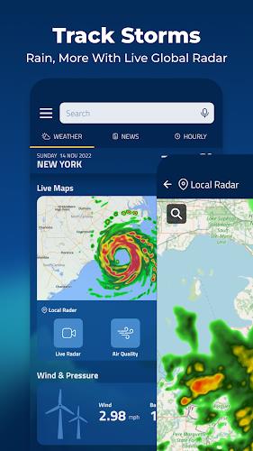 Weather Today Radar Launcher Captura de tela 3