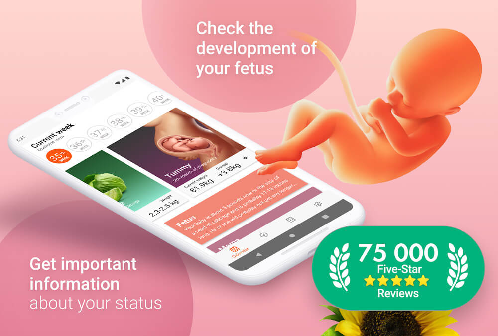 Pregnancy Tracker Mod Captura de tela 1