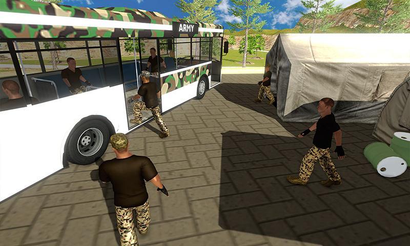 Army Bus Driving Simulator应用截图第1张
