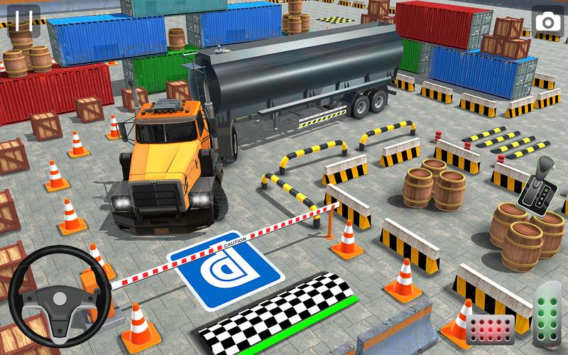 Real Euro Truck Parking Games Скриншот 4