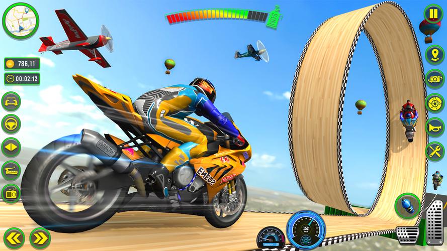 Mega Ramp Stunts Bike Games 3d 스크린샷 4