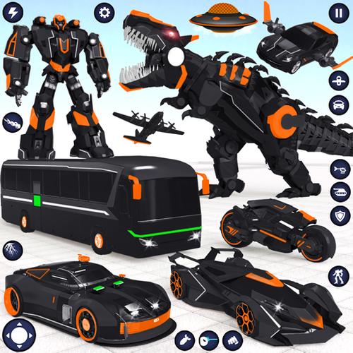 School Bus Robot Car Game應用截圖第1張