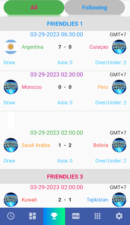 Friendly Matches 2024 スクリーンショット 2
