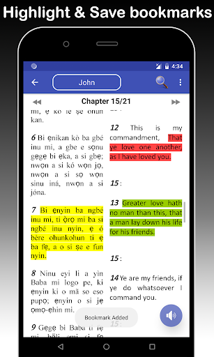 Yoruba & English Bible - With Full Offline Audio スクリーンショット 3