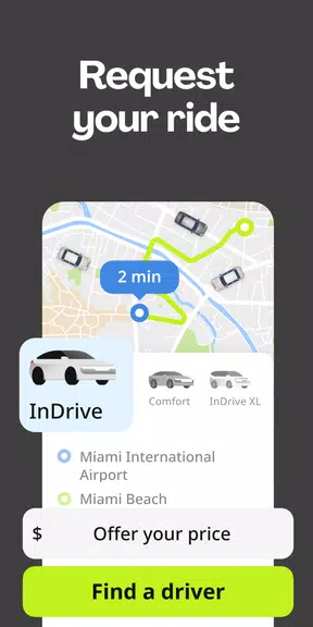 inDrive. Rides at your price應用截圖第2張