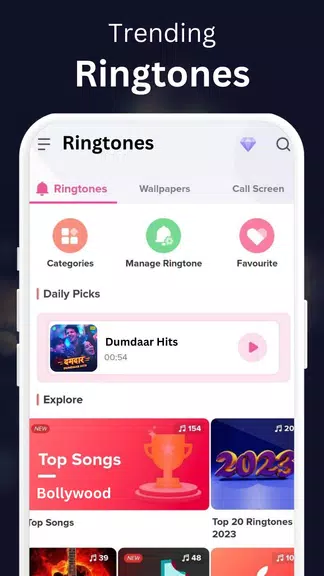 Bollywood Ringtone - Songs Captura de pantalla 1