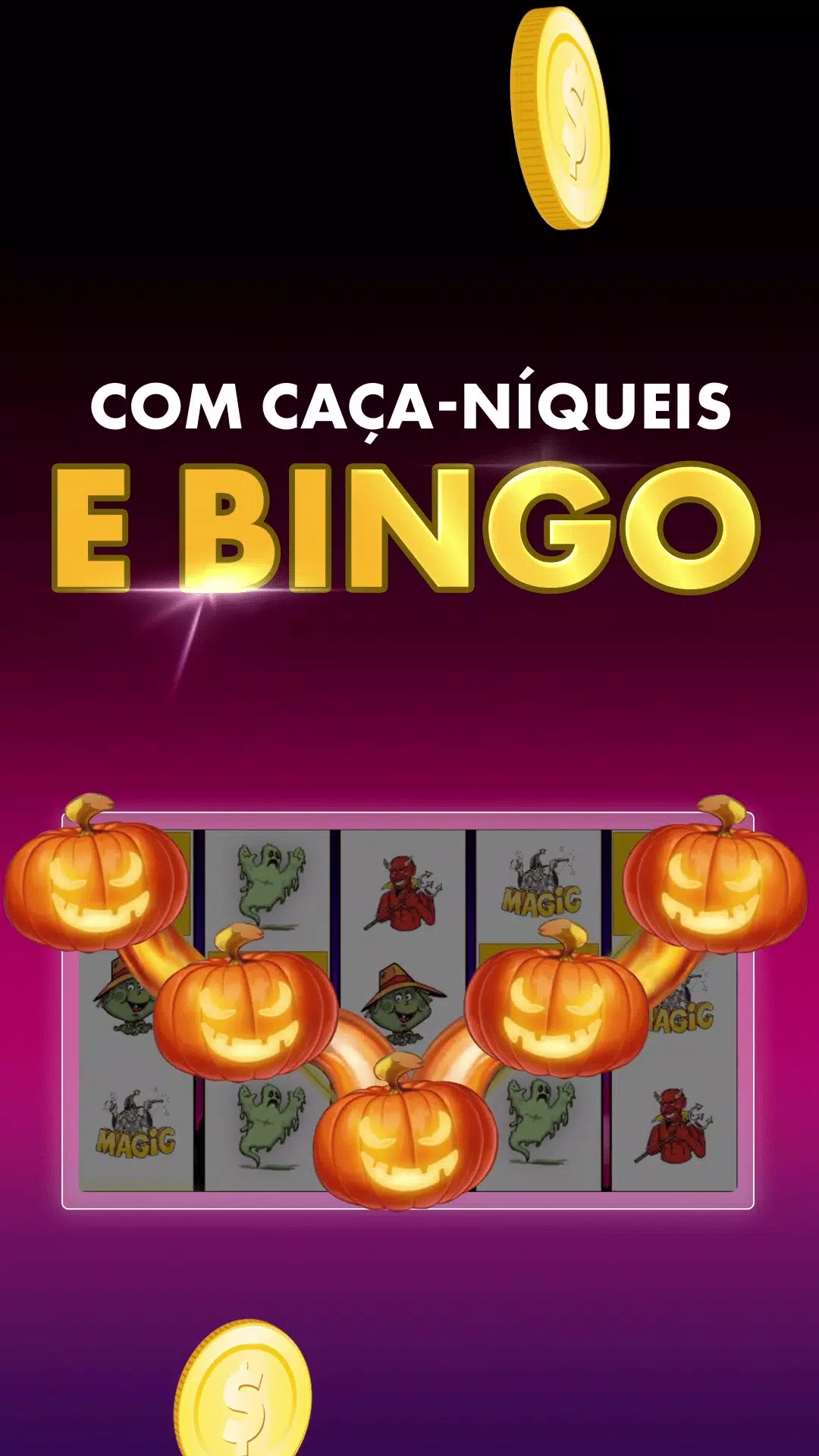 Halloween Caça Niquel e Bingo Screenshot 2