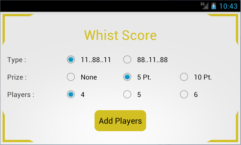 Whist Score スクリーンショット 1