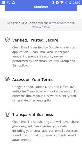 CleanEmail स्क्रीनशॉट 3