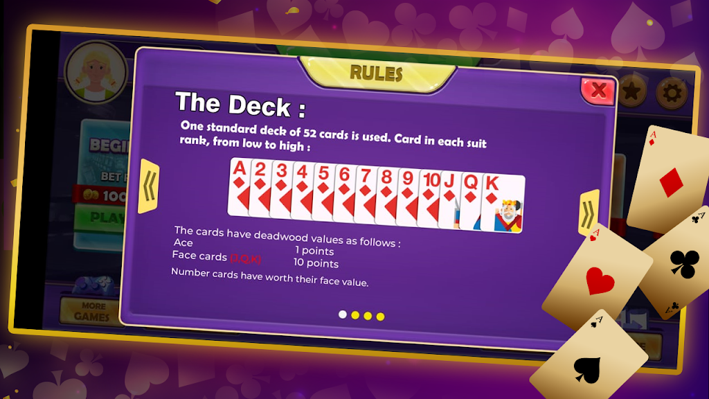 Gin Rummy Multiplayer Earn BTC Capture d'écran 4