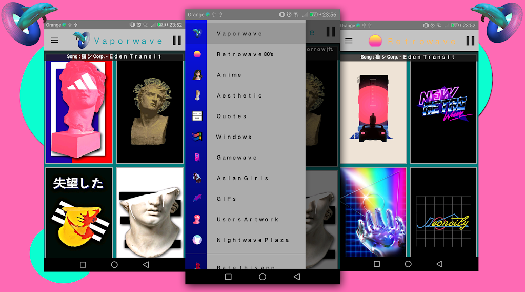 Vaporwave Wallpapers Скриншот 1