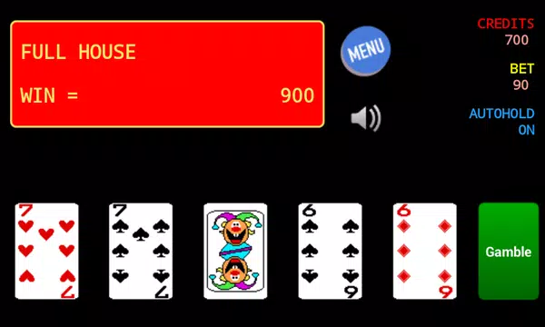 Jolly Card Poker Capture d'écran 2