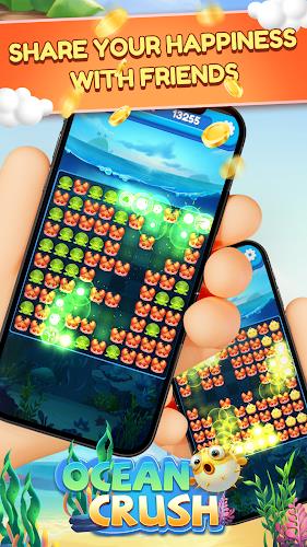 Ocean Crush-Matching Games 스크린샷 4