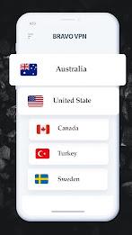 Bravo VPN - Fast VPN Proxy Screenshot 3