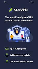 StarVPN: Private & Secure VPN應用截圖第1張