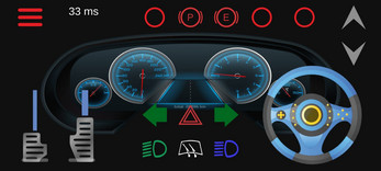 Steering Wheel Emulator(Euro Truck) Capture d'écran 1