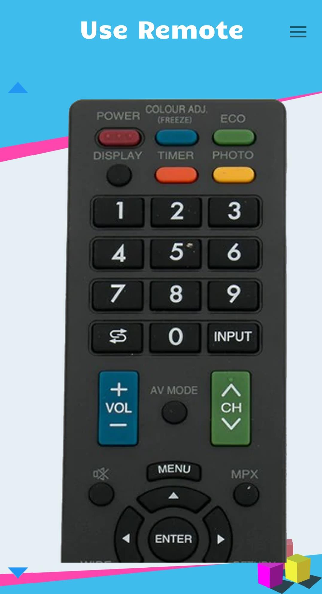 Remote for Sharp Smart TV Capture d'écran 4