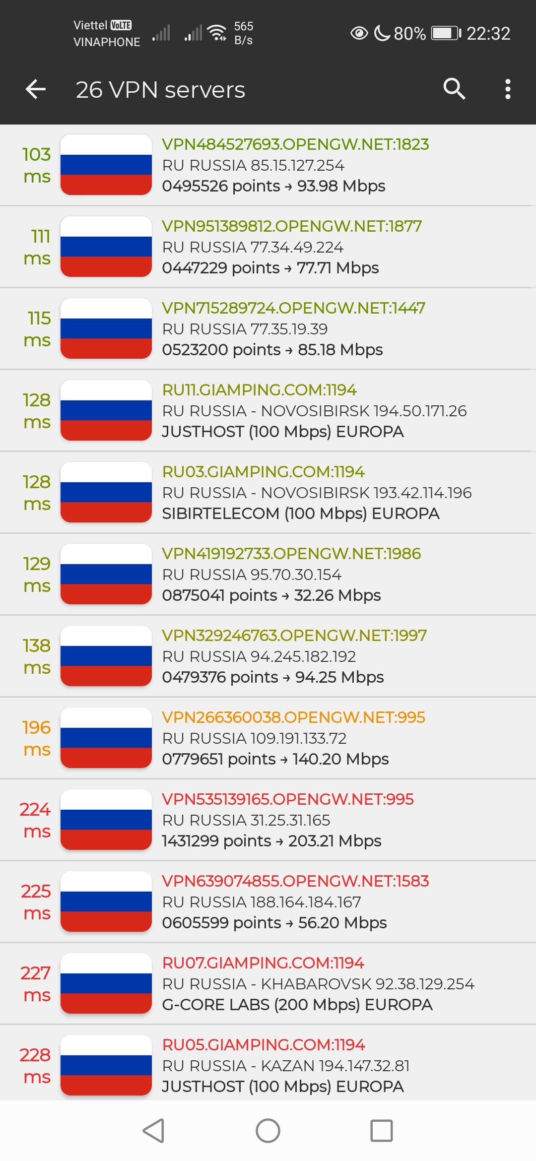 Russia VPN - Get Russian IP स्क्रीनशॉट 4