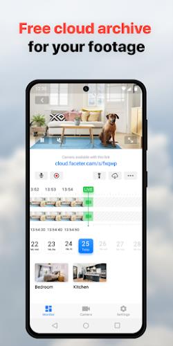 Faceter – Home security camera Captura de pantalla 3