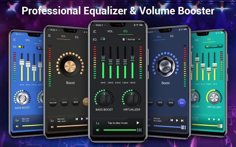 Equalizer & Bass Booster,Music स्क्रीनशॉट 1