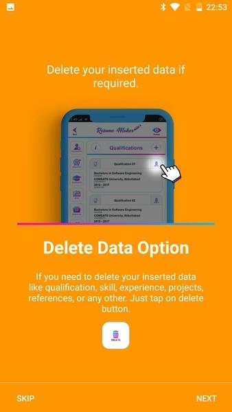 Free Resume Maker स्क्रीनशॉट 4