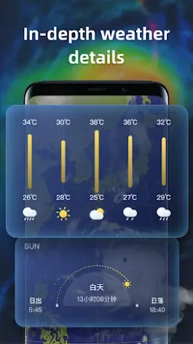 Live Weather: Radar & Forecast Capture d'écran 2