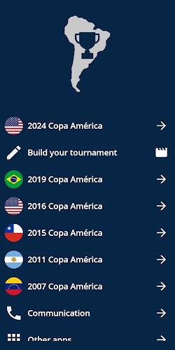 Copa América Calculator Скриншот 1