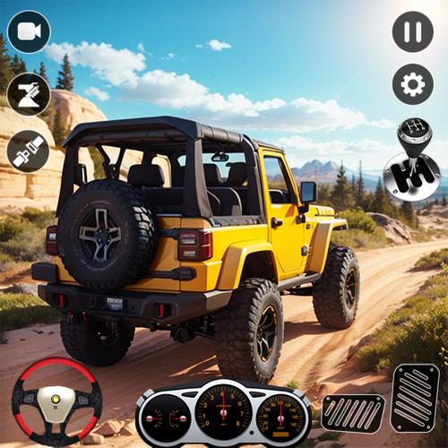 Offroad 4x4 Jeep Driving Games Screenshot 1